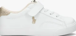 witte polo ralph lauren lage sneakers theron v ps