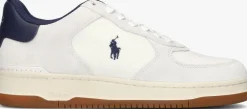 witte polo ralph lauren lage sneakers master court