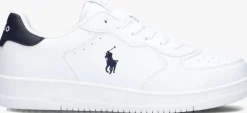 witte polo ralph lauren lage sneakers masters court