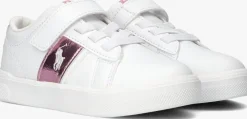 witte polo ralph lauren lage sneakers frazier ps