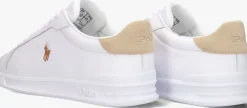 witte polo ralph lauren lage sneakers hrt ct ii