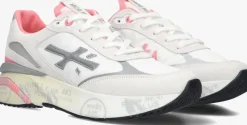 witte premiata lage sneakers moerun-d