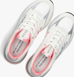 witte premiata lage sneakers moerun-d