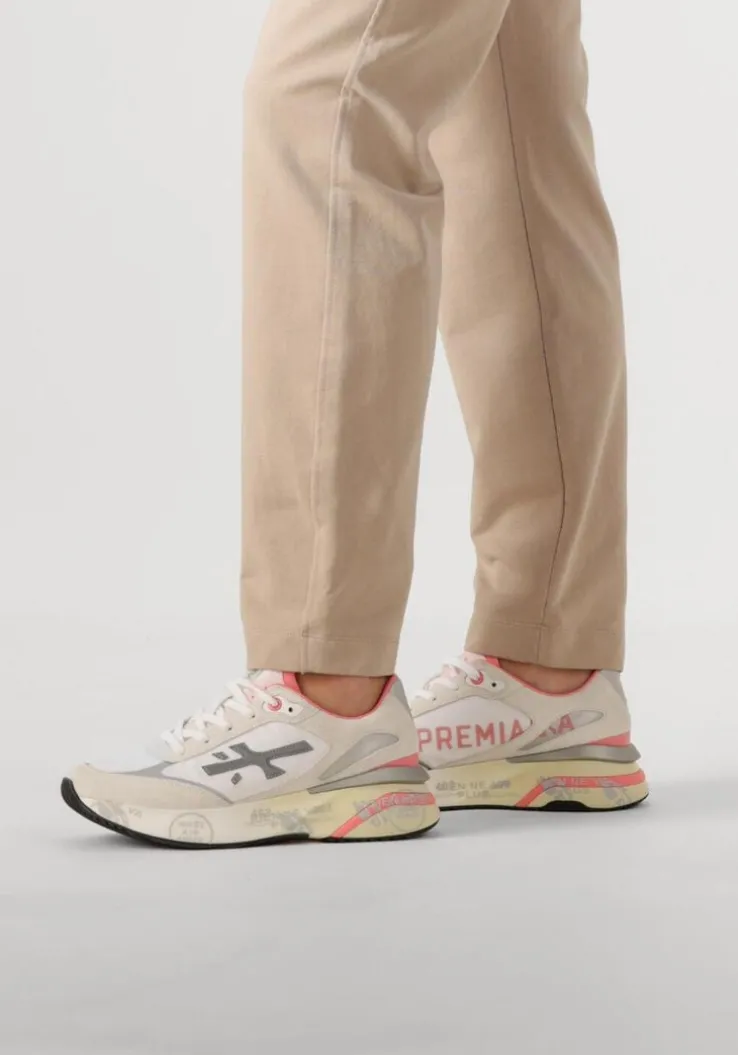 witte premiata lage sneakers moerun-d
