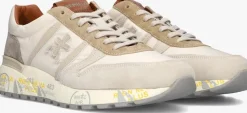 witte premiata lage sneakers lander