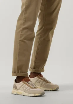 witte premiata lage sneakers lander