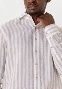 witte profuomo klassiek overhemd shirt x-cutaway linen