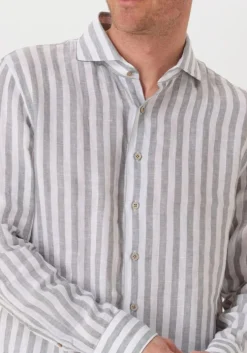 witte profuomo klassiek overhemd shirt x-cutaway linen