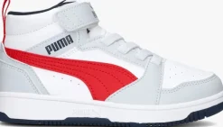 witte puma hoge sneakers rebound v6 mid