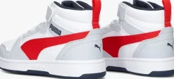 witte puma hoge sneakers rebound v6 mid