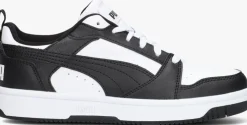 witte puma lage sneakers rebound v6 lo jr