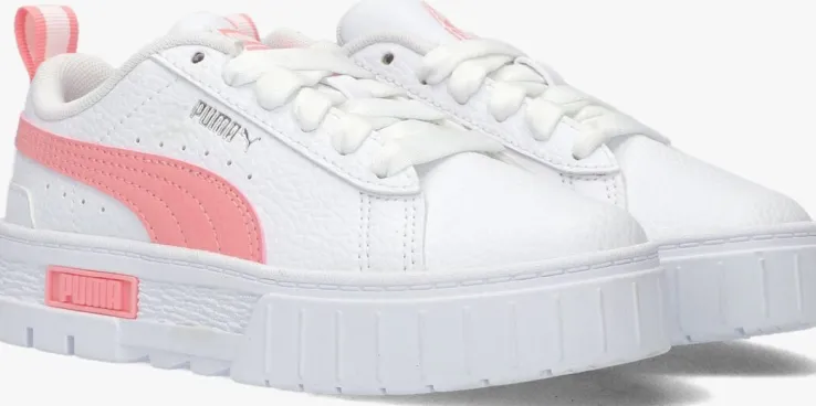 witte puma lage sneakers mayze lth 1