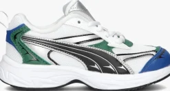 witte puma lage sneakers morphic techie