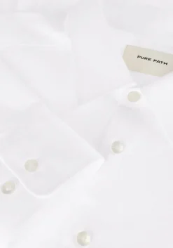 witte pure path casual overhemd essential casual shirt