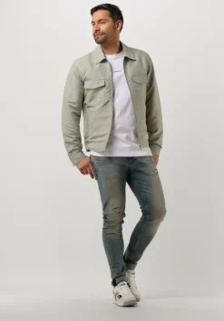 witte purewhite t-shirt tshirt with small logo on chest and big back print