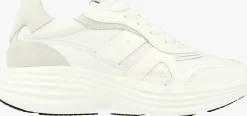 witte red-rag lage sneakers 71570