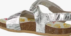 witte red-rag platte sandalen 19242