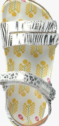 witte red-rag platte sandalen 19242