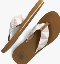 witte reef teenslippers cushion spring woven