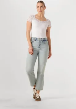 witte rosemunde top beatha capsleeve