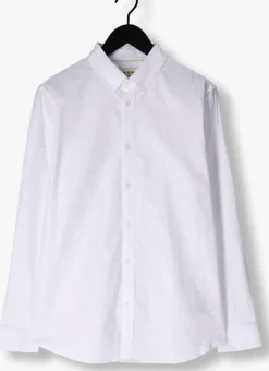 witte scotch & soda casual overhemd oxford solid
