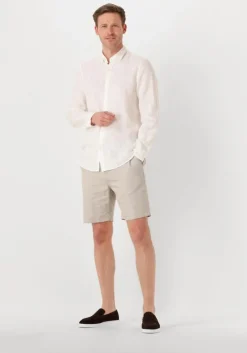 witte scotch & soda casual overhemd linen shirt ls button-d