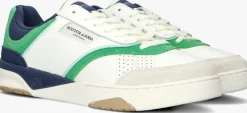 witte scotch & soda lage sneakers court cup