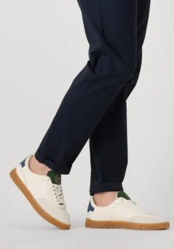 witte scotch & soda lage sneakers slim