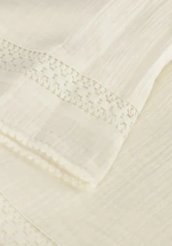 witte scotch & soda minirok lace detail crinkle cotton mini skirt