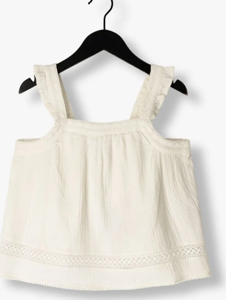 witte scotch & soda top lace detail crinkle cotton tank