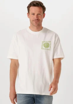 witte scotch & soda t-shirt relaxed-fit washed artwork t-shirt