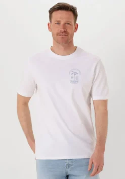 witte scotch & soda t-shirt regular fit left chest logo t-shirt