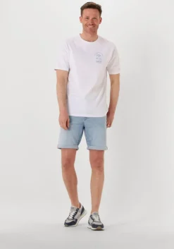 witte scotch & soda t-shirt regular fit left chest logo t-shirt