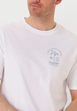 witte scotch & soda t-shirt regular fit left chest logo t-shirt