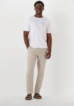 witte scotch & soda t-shirt regular fit left chest logo t-shirt