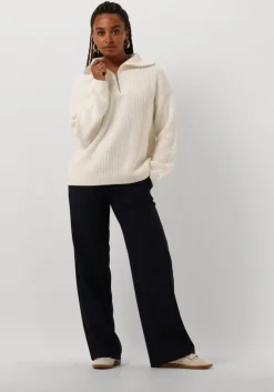 witte selected femme coltrui slfbloomie ls knit half zip