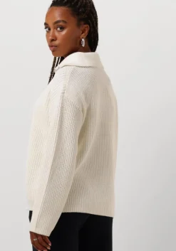 witte selected femme coltrui slfbloomie ls knit half zip