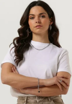 witte selected femme t-shirt slfmyessential ss o-neck tee