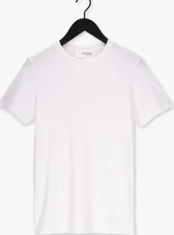 witte selected femme t-shirt slfmyessential ss o-neck tee