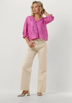 witte selected femme wide jeans slfalice-tiana hw work white wide jeans