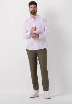 witte selected homme casual overhemd slhslim-sun shirt ls noos