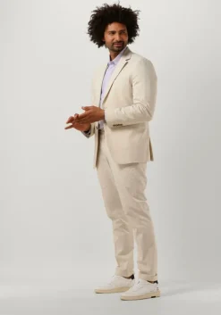 witte selected homme pantalon slhrelax180-martin linen trouser ex