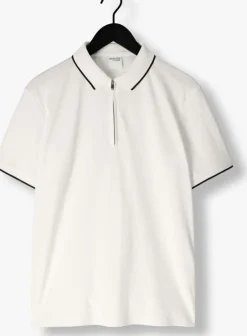 witte selected homme polo slhfave sport zip ss polo noos