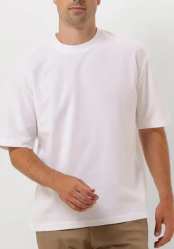 witte selected homme t-shirt slhlooseoscar ss o-neck tee noos