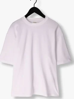 witte selected homme t-shirt slhlooseoscar ss o-neck tee noos