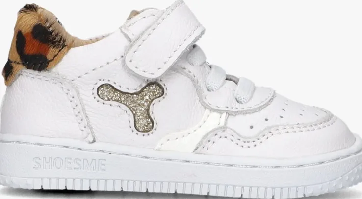 witte shoesme lage sneakers bn24s012