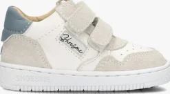 witte shoesme lage sneakers bn24s015