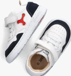 witte shoesme lage sneakers bn24s012