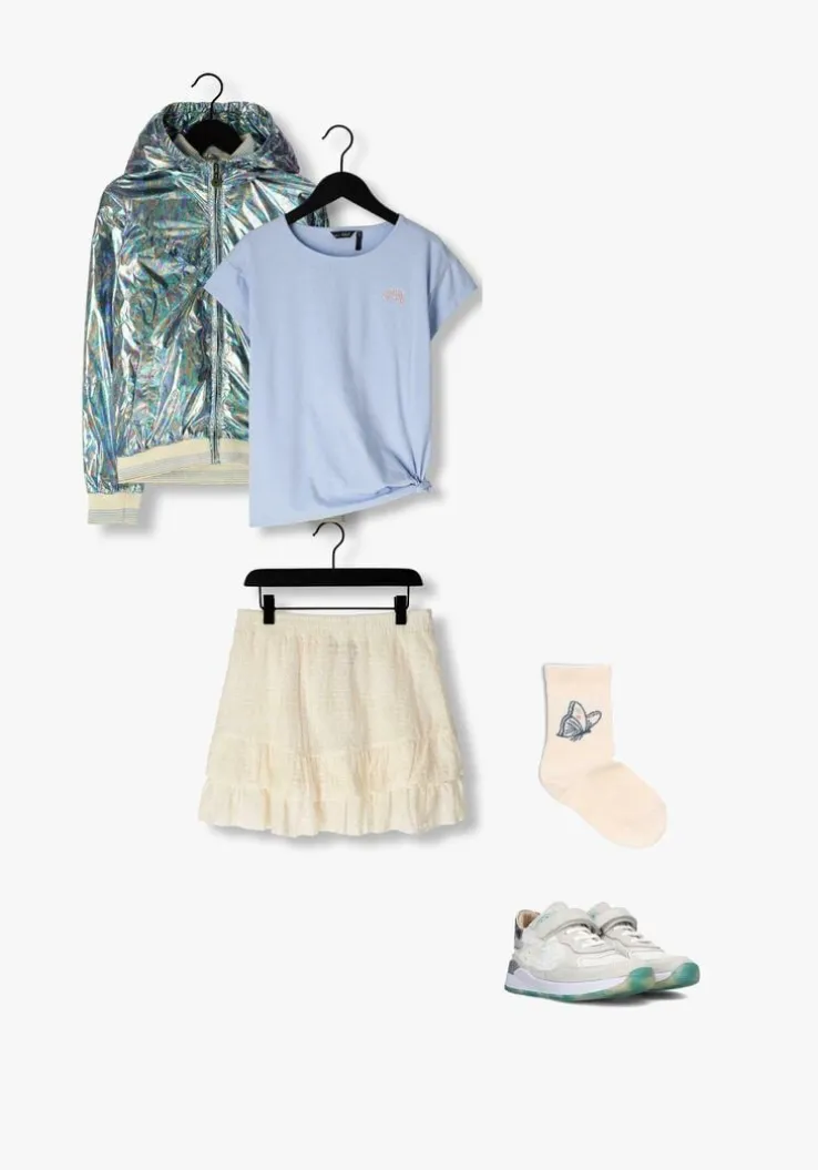 witte shoesme lage sneakers st24s006