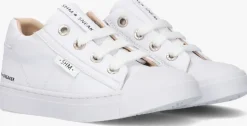 witte shoesme lage sneakers sh21s001